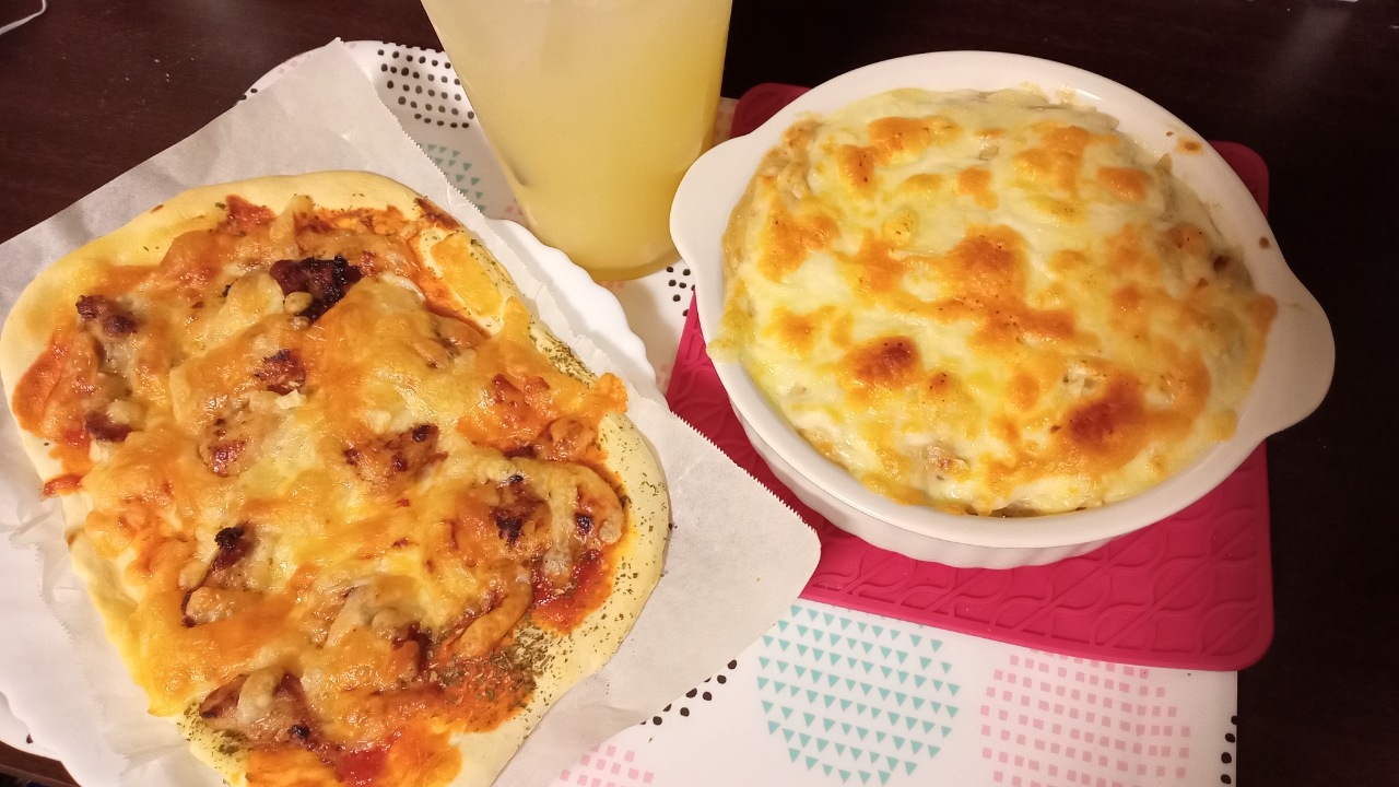 小麦粉の塊たち